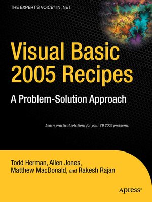 cover image of Visual Basic 2005 Recipes
